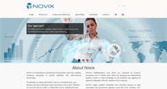 Desktop Screenshot of novix.com