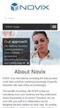 Mobile Screenshot of novix.com